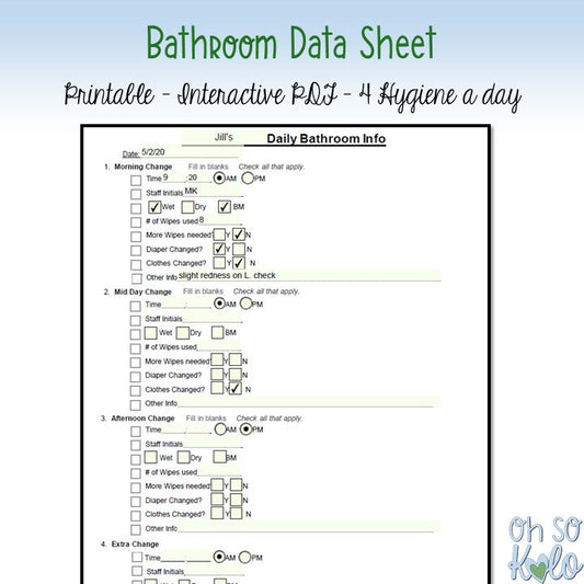 bathroom data sheet cover image